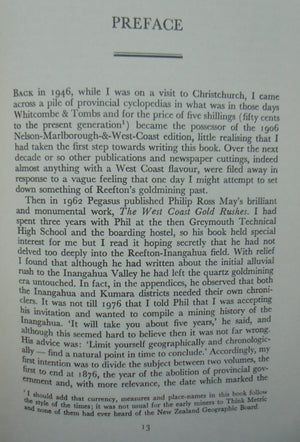 The Golden Reefs: An Account of the Great Days of Quartz-Mining at Reefton, Waiuta and the Lyell by Darrell Latham.