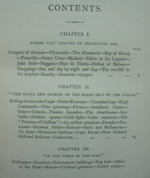 In the Land of the Tui: My Journal in New Zealand. 1894 First Edition