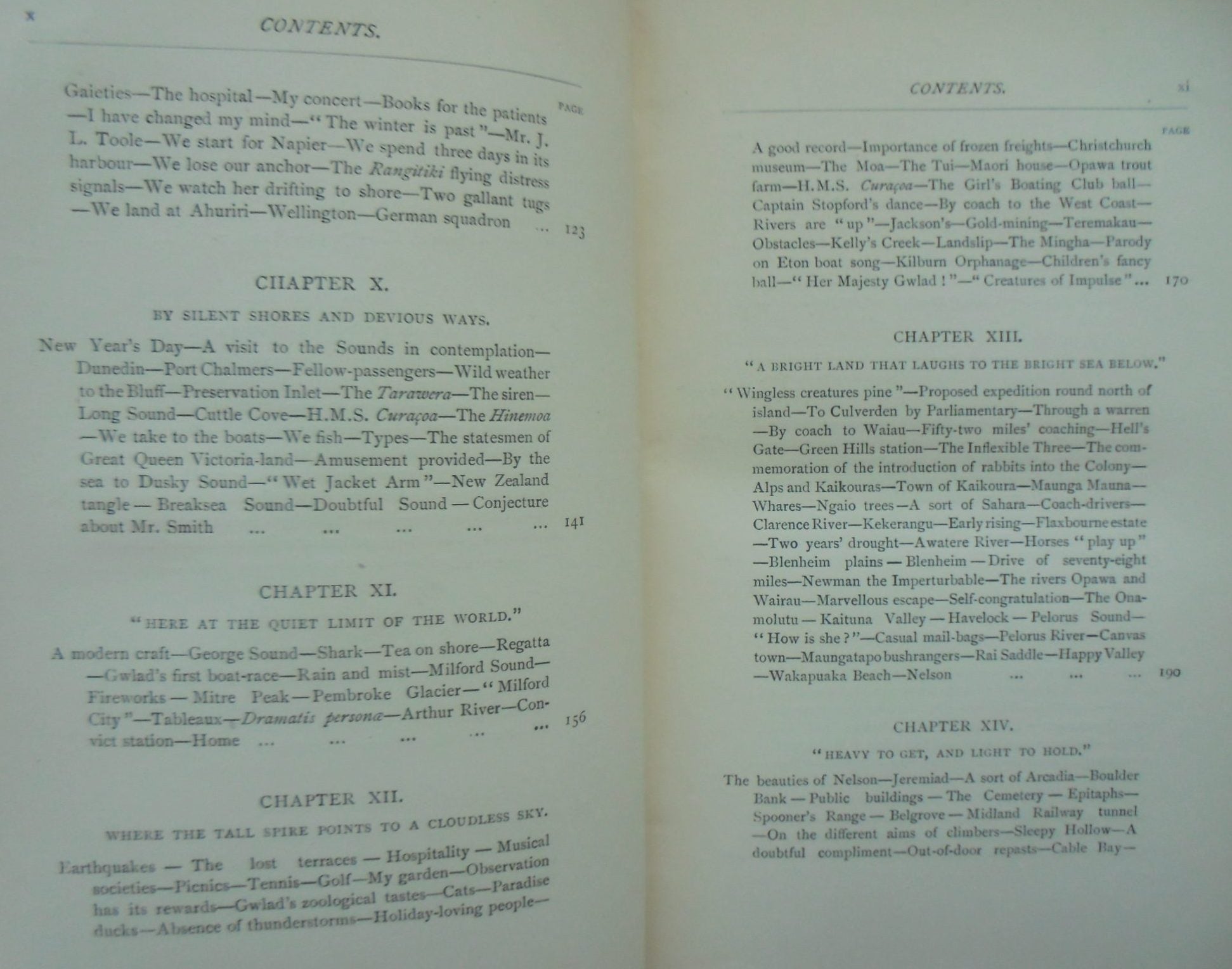 In the Land of the Tui: My Journal in New Zealand. 1894 First Edition