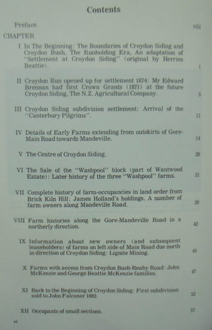 A History of Croydon Siding (1856-1985) by Alex D. Dickie. SIGNED BY AUTHOR.