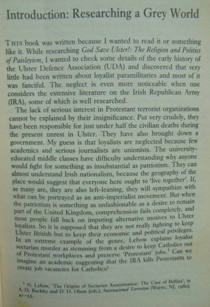 The Red Hand. Protestant Paramilitaries in Northern Ireland. by Steve Bruce