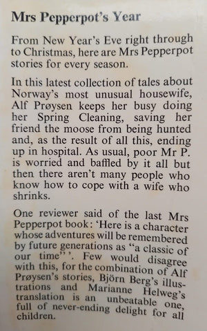 Mrs. Pepperpot's Year By Alf Proysen, Bjorn Berg and M. Helweg (Translated by).