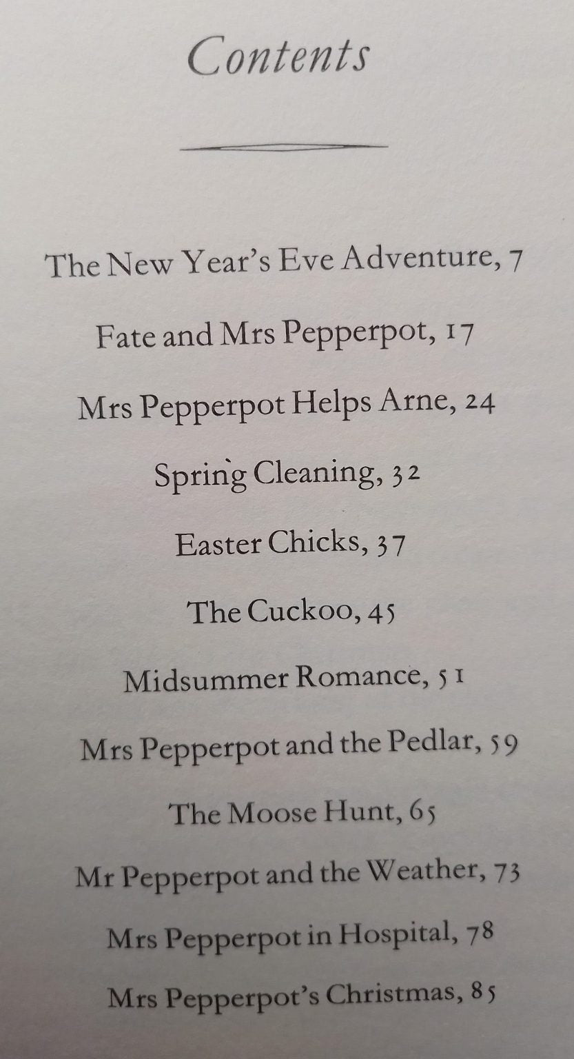 Mrs. Pepperpot's Year By Alf Proysen, Bjorn Berg and M. Helweg (Translated by).