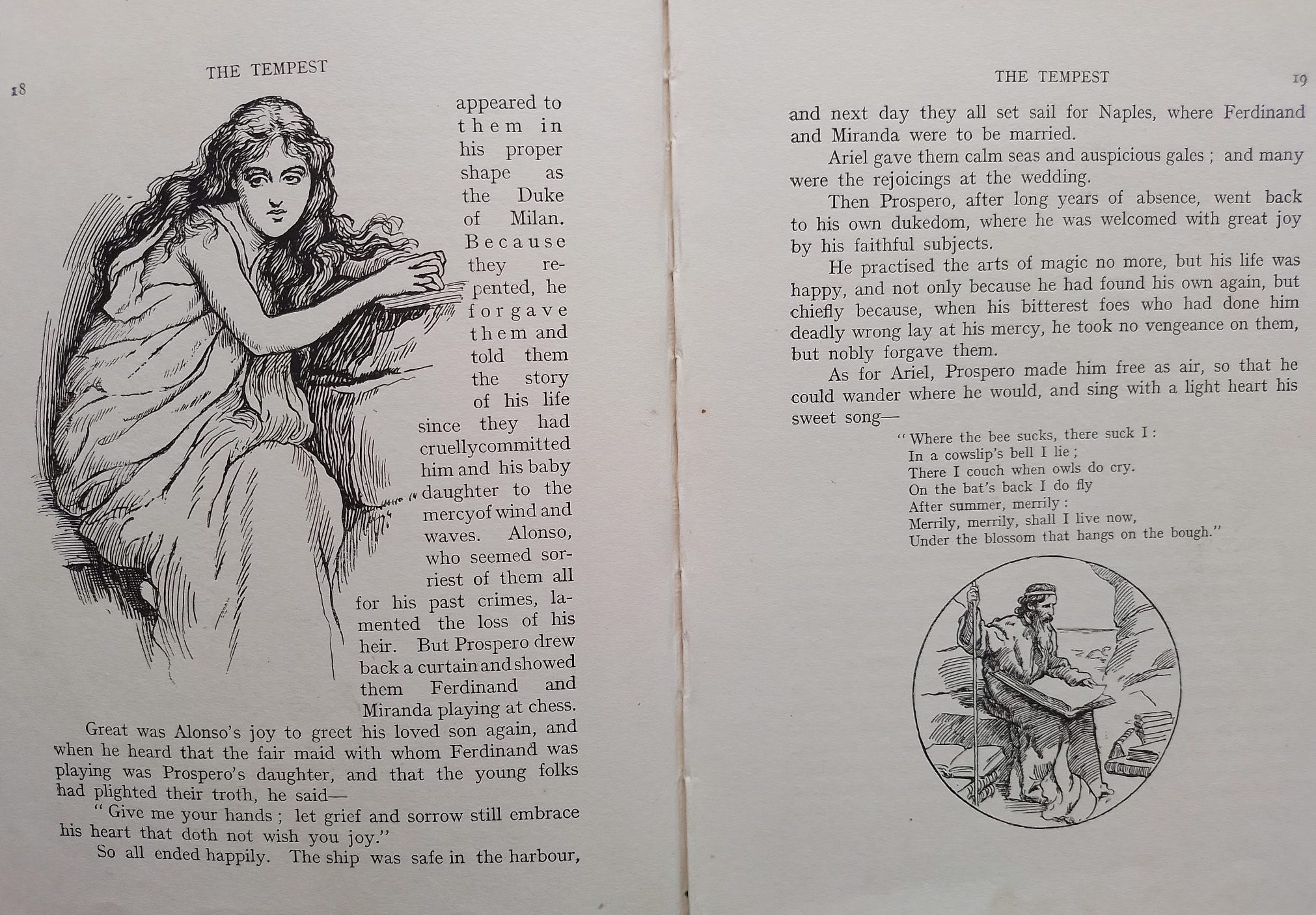 Shakespeare: Stories for Children by E Nesbit & "When Shakespeare was a boy" by Dr. F.J. Furnivall.