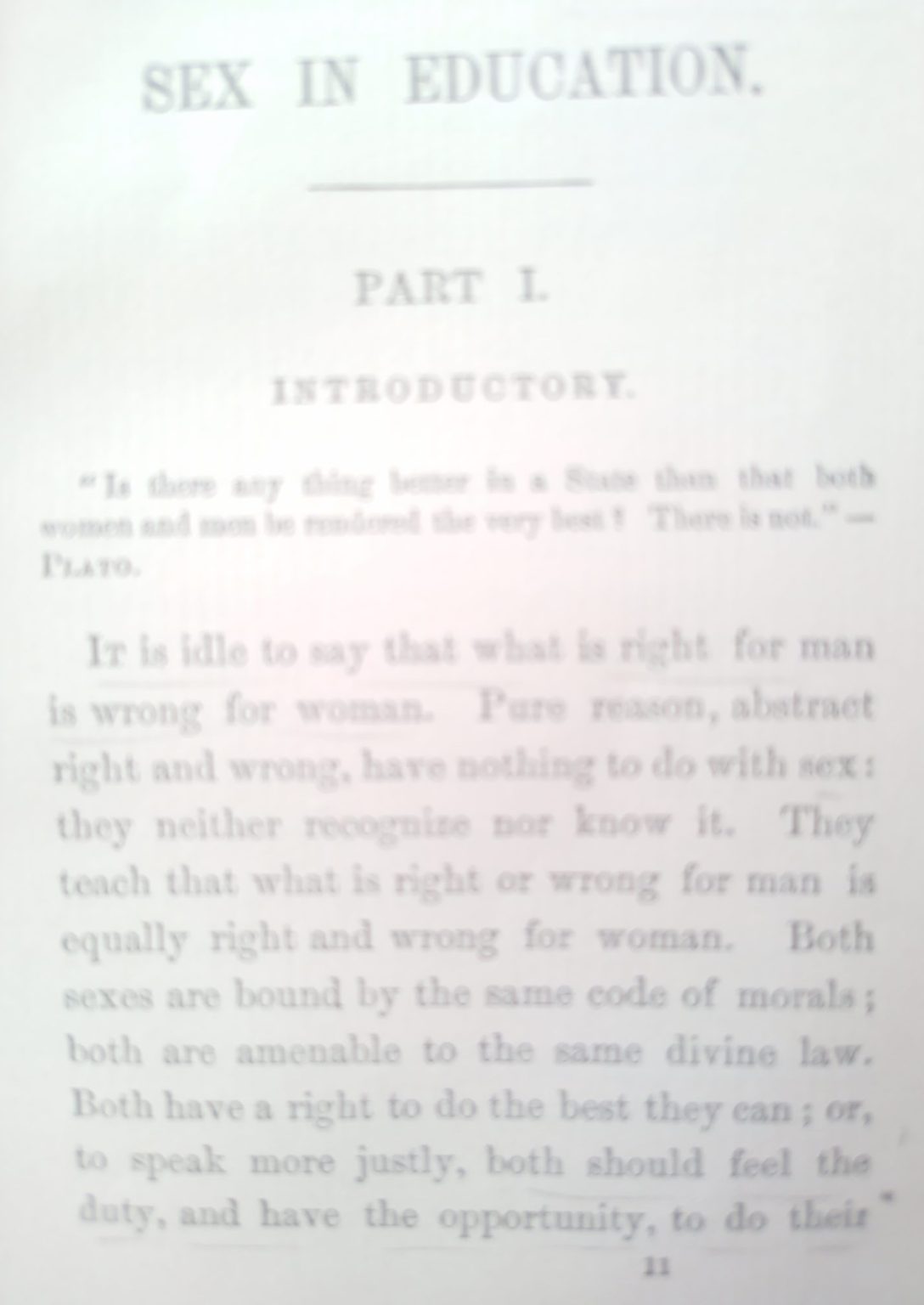 Sex in Education: Or, A Fair Chance For Girls (1875) by Edward H. Clarke