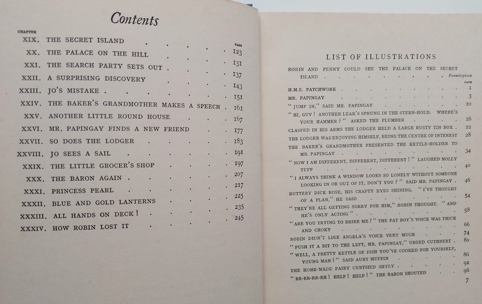 Mr Papingay's Ship (1925 first edition) by Marion St. John Webb.