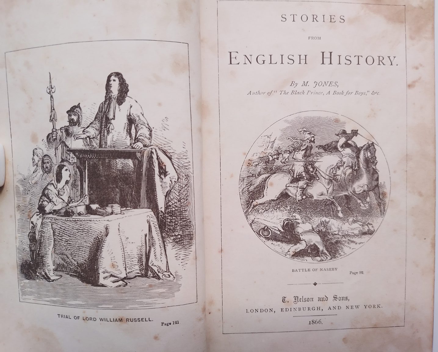 Stories From English History (1866) by M Jones