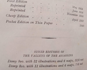 The Valley of the Assassins & Other Persian Travels by Freya Stark.