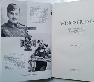 Wingspread The Pioneering of Aviation In New Zealand by Leo White.