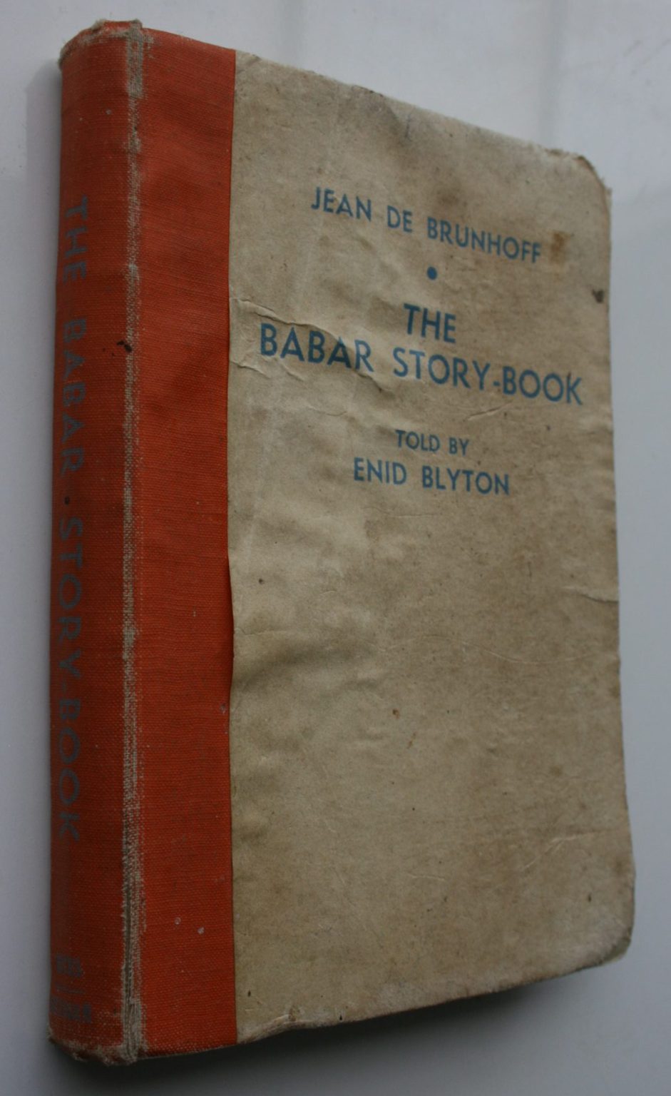 The Babar Story Book by Jean De Brunhoff told by Enid Blyton. SECOND AUSTRALIAN EDITION.