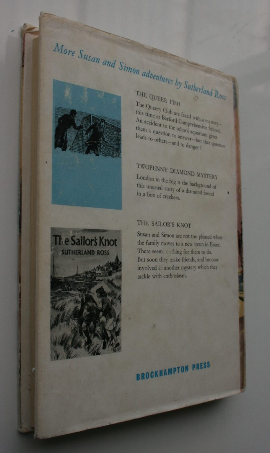 Cross-Channel Mystery by Sutherland Ross. 1961, First Edition.