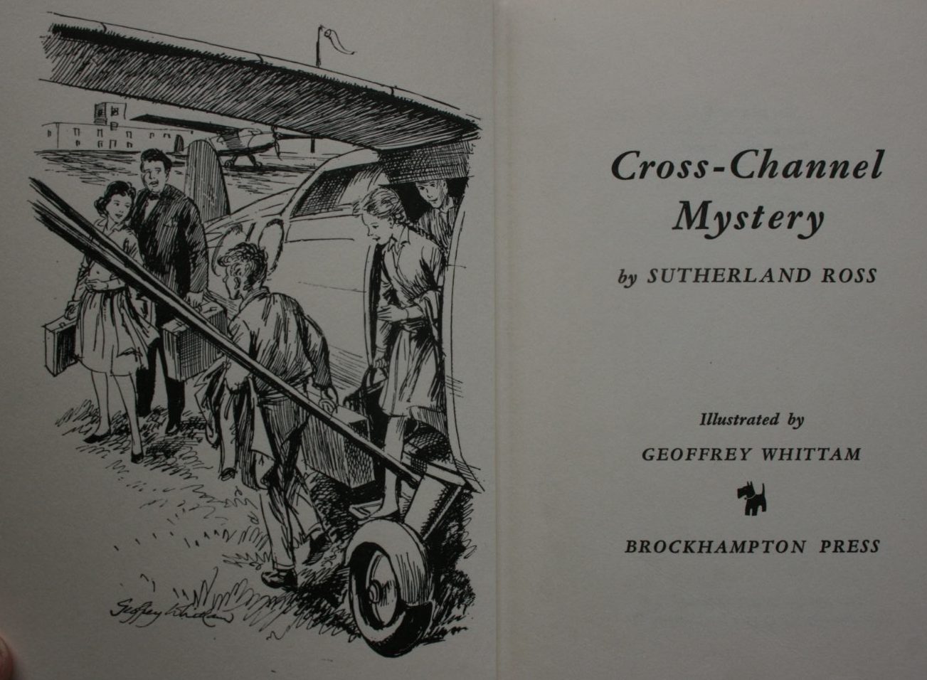 Cross-Channel Mystery by Sutherland Ross. 1961, First Edition.