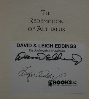 The Redemption of Althalus By David Eddings, Leigh Eddings. SIGNED BY BOTH AUTHORS.