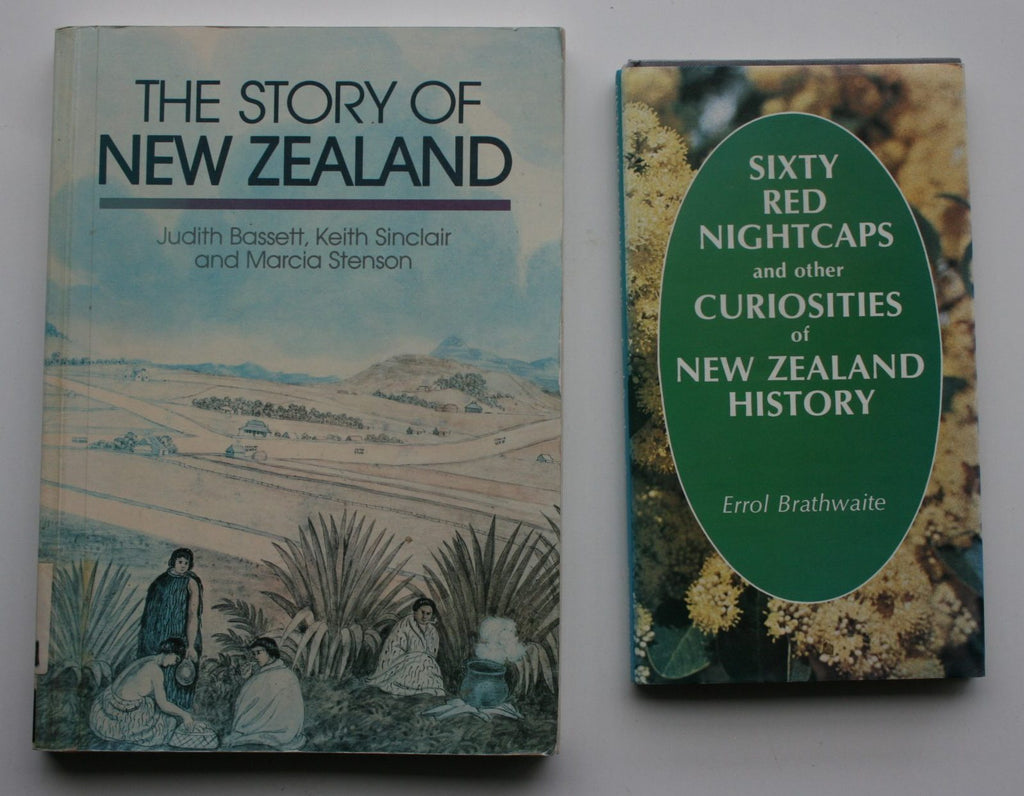 The Story of NZ. Sixty Red Nightcaps and other Curiosities of NZ History. 2 books