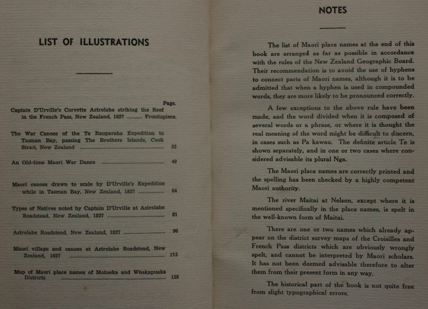 Old Tasman Bay: A Story of the Early Maori of the Nelson District, and its Association With Europeans Prior to 1842, Supplemented With a List of Native Place Names by J D Peart.