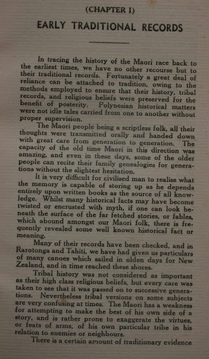 Old Tasman Bay: A Story of the Early Maori of the Nelson District, and its Association With Europeans Prior to 1842, Supplemented With a List of Native Place Names by J D Peart.