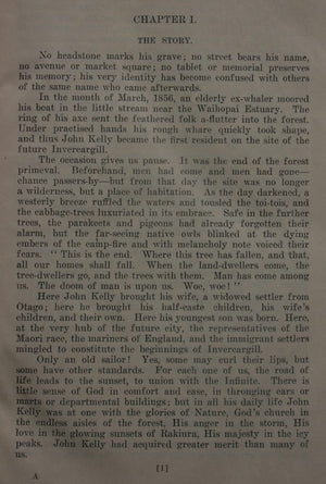 Kelly Of Inverkelly: The Story Of Settlement In Southland 1824 - 1860. including the Founding of Invercargill and the Life Story of its First Citizen. by F. G. Hall-Jones.