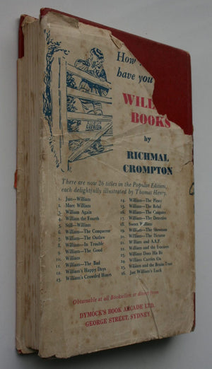 William - The Detective by Richmal Crompton. (First Aus edition 1950).