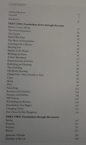 The History of Doonholme Farm: Hammy's Yarns and Memories of Life on the Farm, 1940s to 2016. SIGNED BY Author William Alan (Hammy) Hamilton.