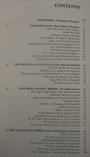 Legends in the Rocks Outline of New Zealand Geology By Maxwell Gage.