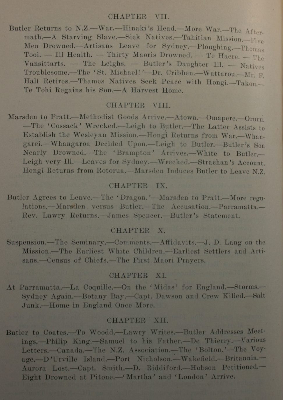 Earliest New Zealand. The Journals and Correspondence of Rev. John Butler Who Was the First Ordained Clergyman in New Zealand. 1819 to 1824 and 1840 by R J Barton.