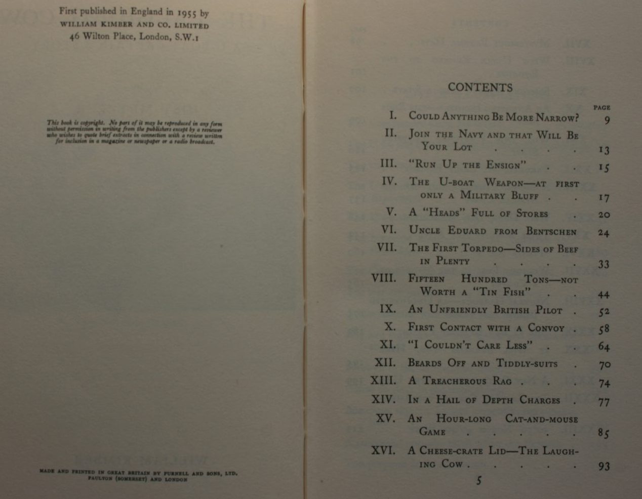 The Laughing Cow: A U-Boat Captain's Story by Jost Metzler.