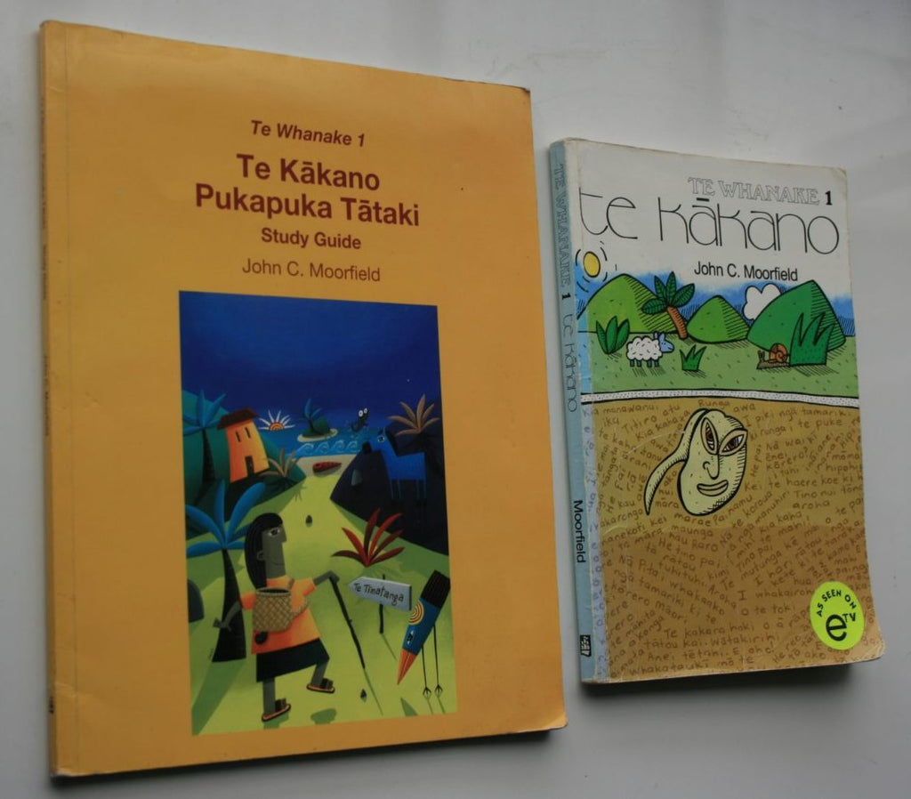 Te Kakano: Te Whanake. With Study Guide. by John, Moorfield (2 books)