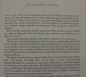 From the Marshes to the Mountain: An Account of the Sole Family, 1791-1991 by Faye Clark.