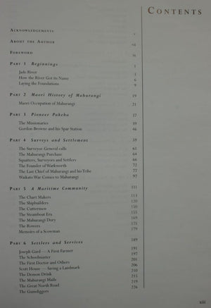 Jade River A History of the Mahurangi by R. H. Locker.