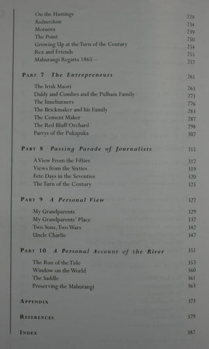 Jade River A History of the Mahurangi by R. H. Locker.