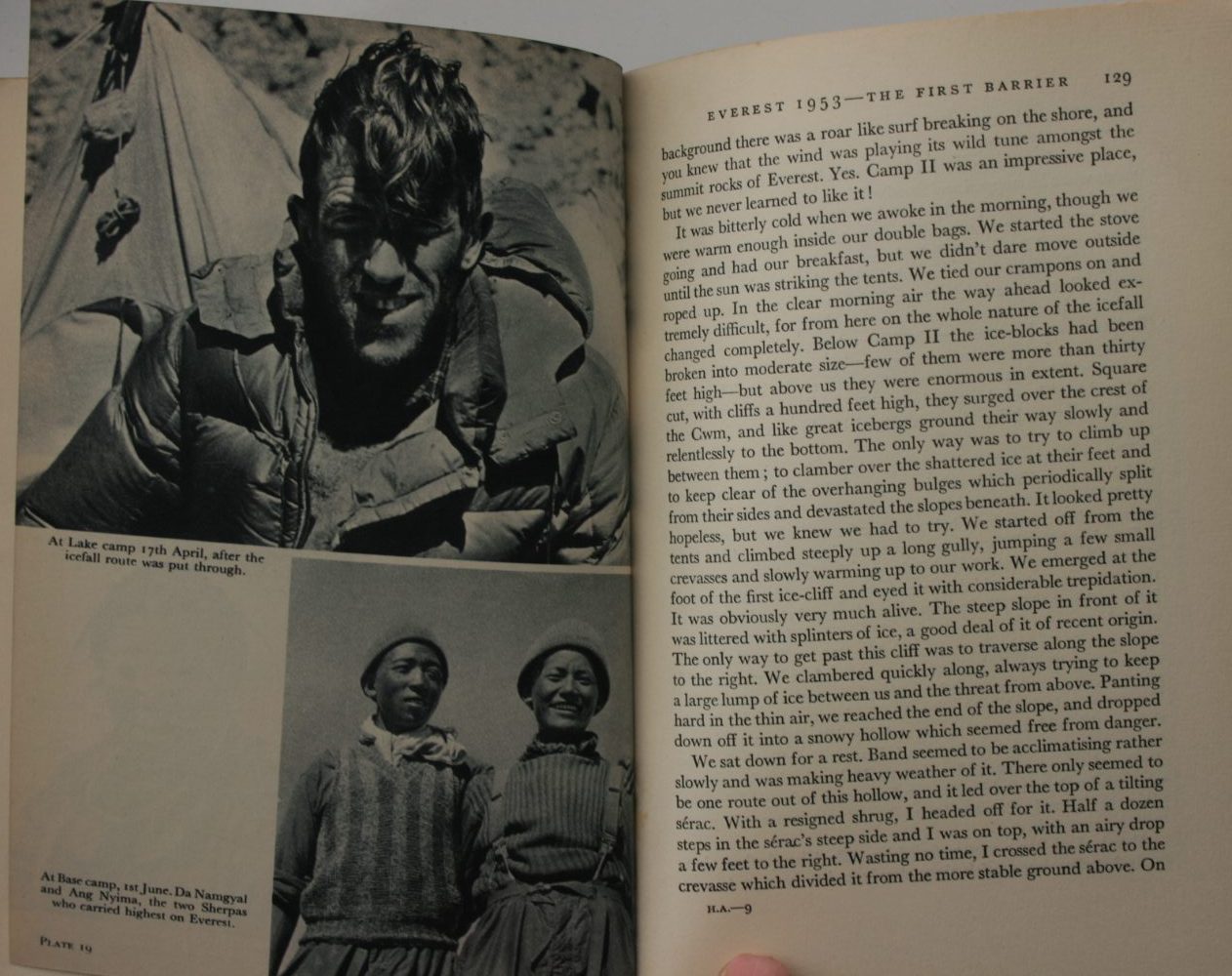 High Adventure by Sir Edmund Hillary. FIRST EDITION, first printing. SIGNED E P HILLARY