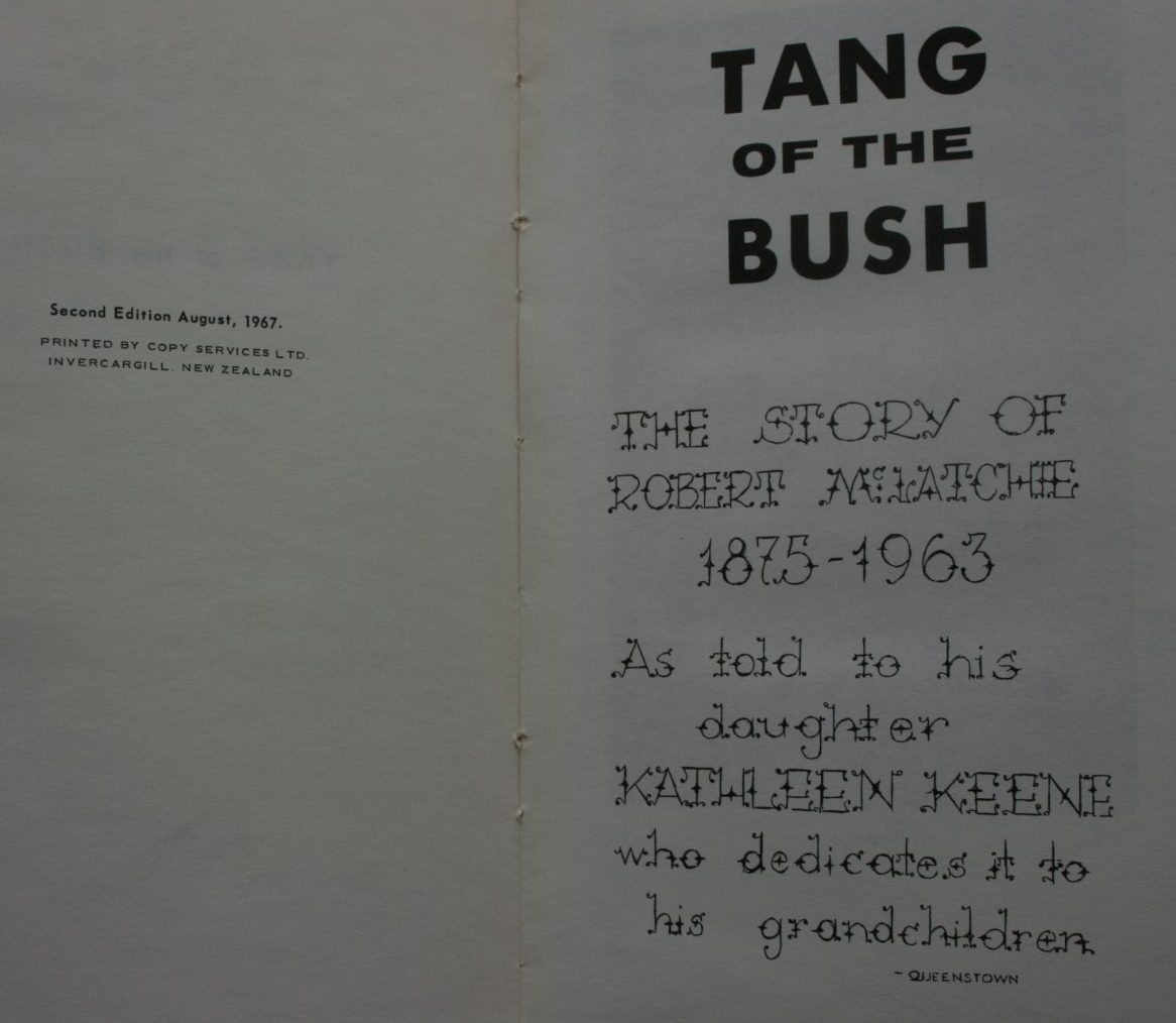 Tang of the Bush. By KATHLEEN KEENE