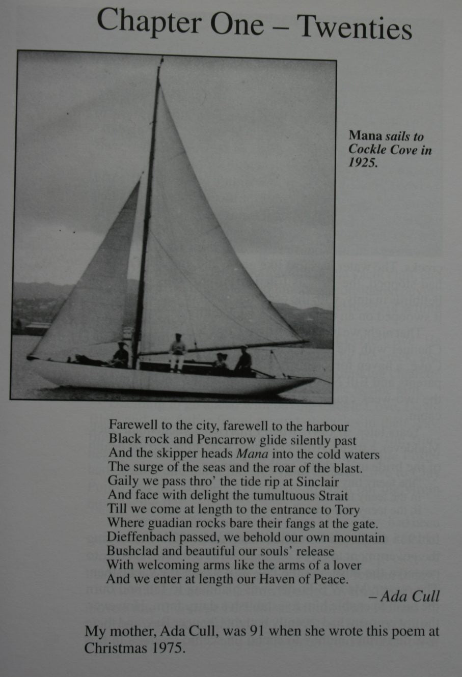 Cockle Cove: Marlborough Sounds Haven for four generations. SIGNED BY AUTHOR Lorna Manson.