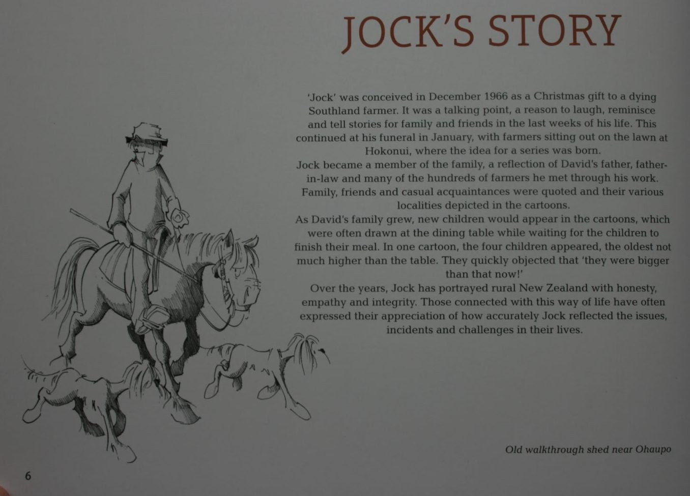 Jock's Country A Celebration of Rural New Zealand (The Cartoons and Paintings of David Henshaw) By David Henshaw.