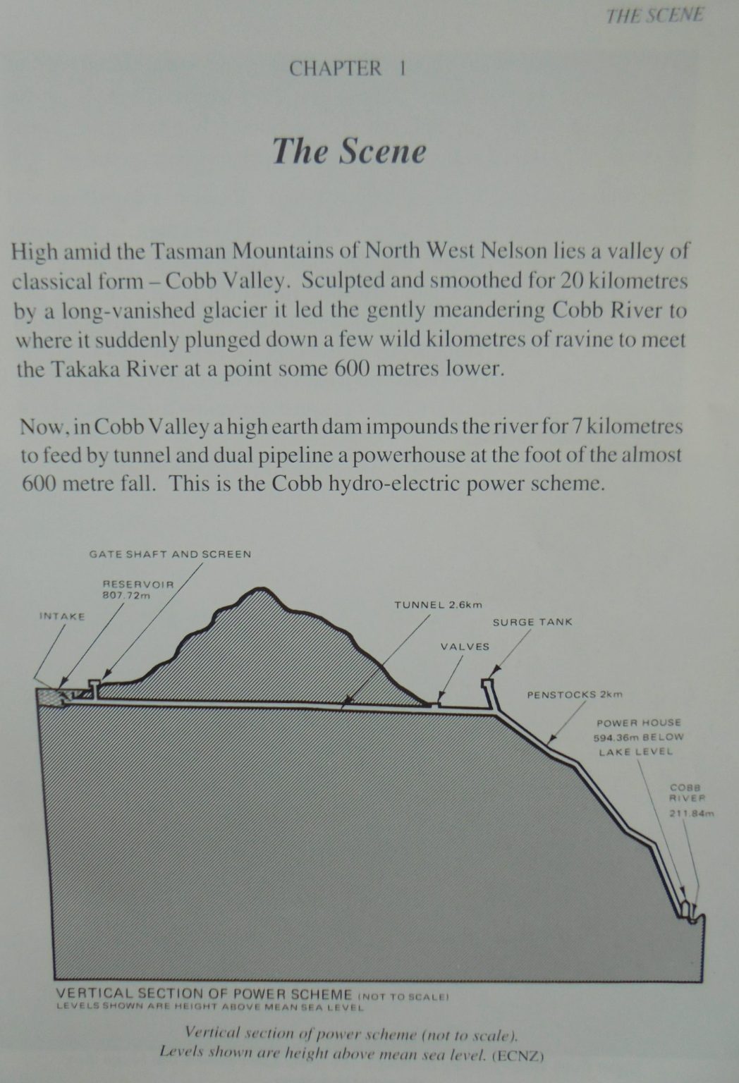 The COBB - The History of Cobb River Hydro-Electric Power Scheme. SIGNED BY AUTHOR: A. K. Blair. SCARCE.