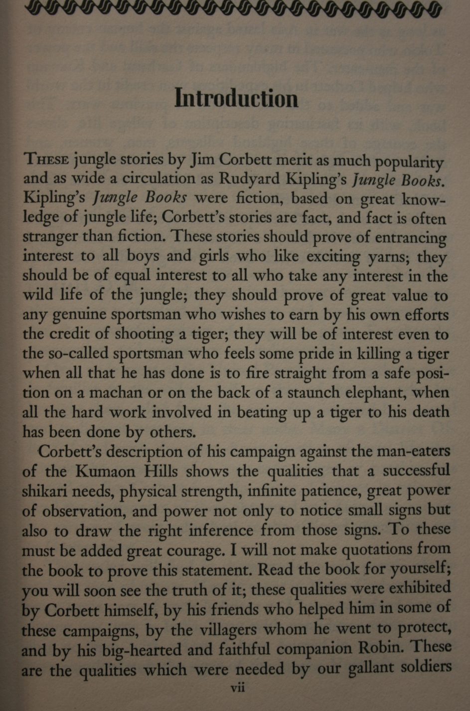 Man-Eaters of Kumaon by Jim Corbett.