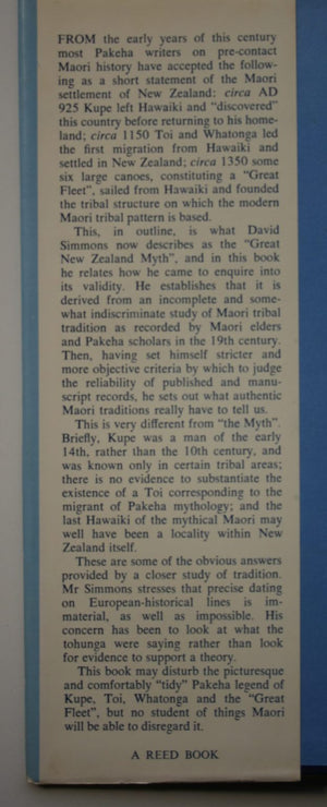 The Great New Zealand Myth: A study of the discovery and origin traditions of the Maori. by D.R. Simmons.