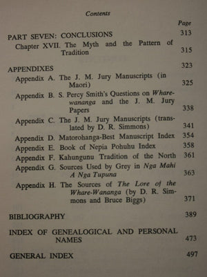 The Great New Zealand Myth: A study of the discovery and origin traditions of the Maori. by D.R. Simmons.