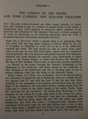 The Great New Zealand Myth: A study of the discovery and origin traditions of the Maori. by D.R. Simmons.