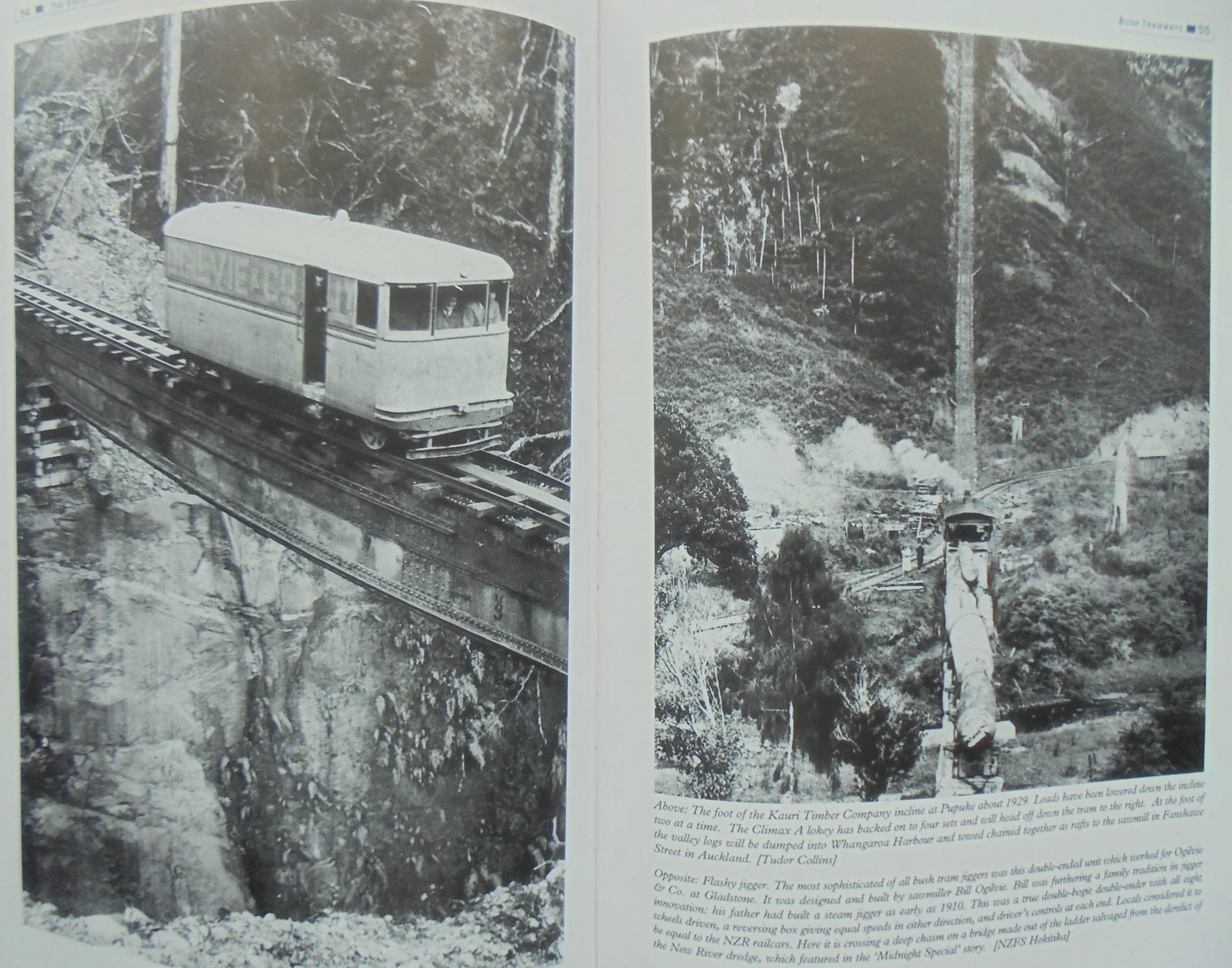 The Era of the Bush Tram in New Zealand. By Paul Mahoney