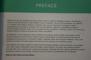 Skills for Midwifery ­Practice. Anz Edition (2019) Bayes, De-Vitrys Smith, Maude