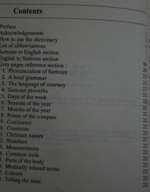 A Simplified Dictionary of ­Modern Samoan By R.W. Allardice, R.W. Allardice (Edited by).