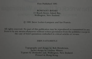 Eight Minutes Past Midnight: the Wreck of the S. S. Wairarapa by Steve Locker-Lampson And Ian Francis.