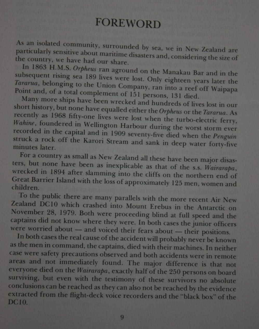 Eight Minutes Past Midnight: the Wreck of the S. S. Wairarapa by Steve Locker-Lampson And Ian Francis.