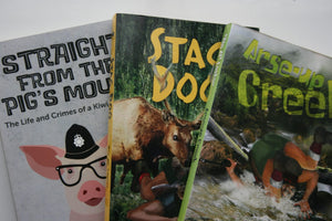 Straight from the Pig's Mouth, Arse-Up Creek, Stag Doo, (3 books) By Al Lester