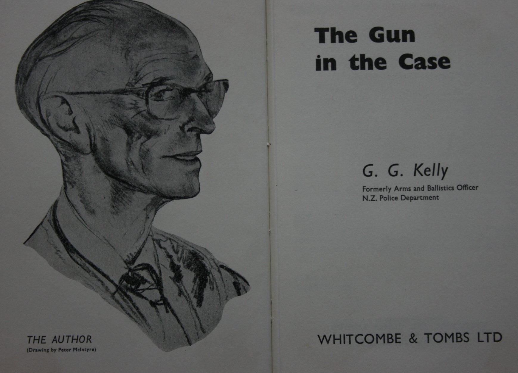 The Gun in the Case. NZ Police Arms & Ballistics Officer. First edition hardback