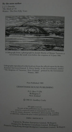 Tarawera The Destruction of the Pink and White Terraces by Geoff Conly.