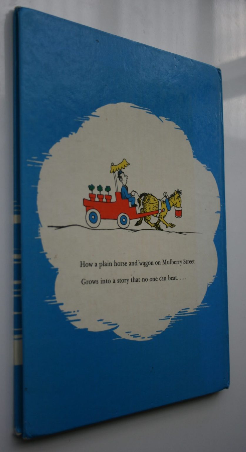 And to Think That I Saw It on Mulberry Street. By Dr. Seuss.  VERY SCARCE FIRST UK EDITION. CONTAINS ALL THE BANNED REFERENCES.