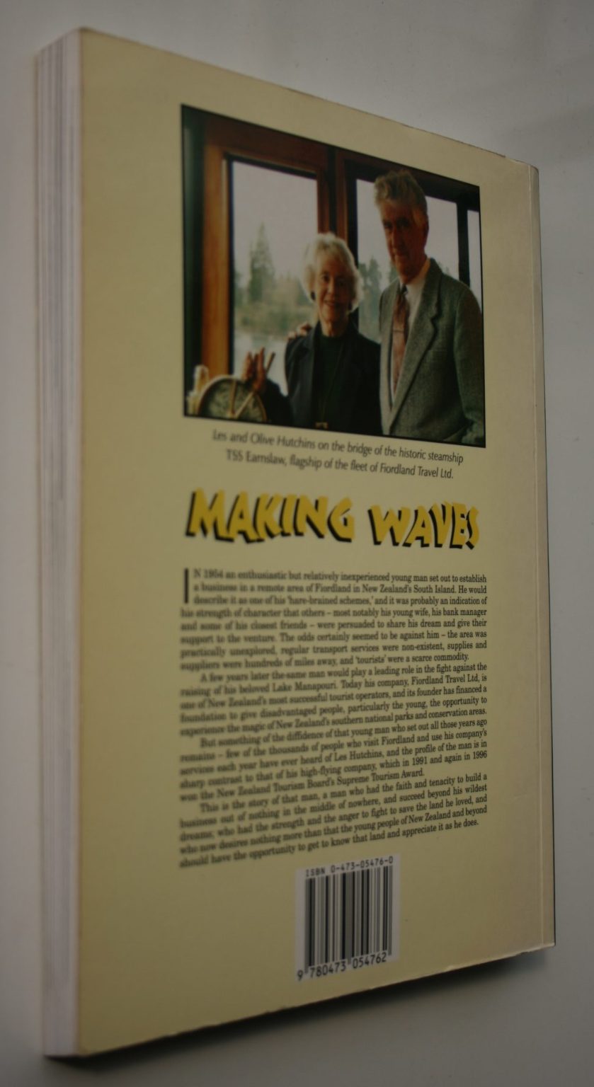 Making Waves. Les Hutchins. SIGNED BY AUTHOR