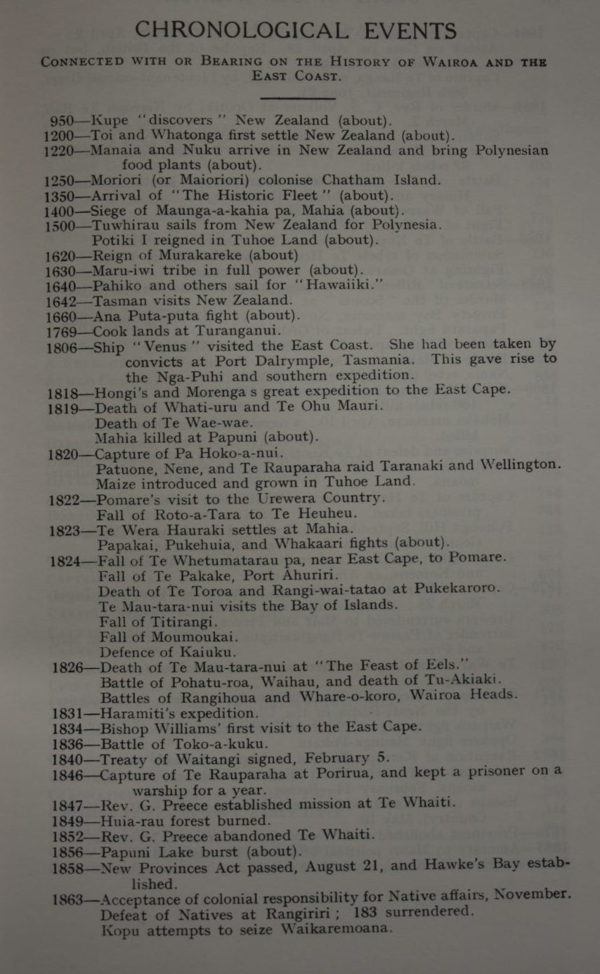 The Story of Old Wairoa and the East Coast District, North Island, New Zealand Or, Past, Present, and Future .A Record of Over Fifty Years' Progress By T. Lambert.